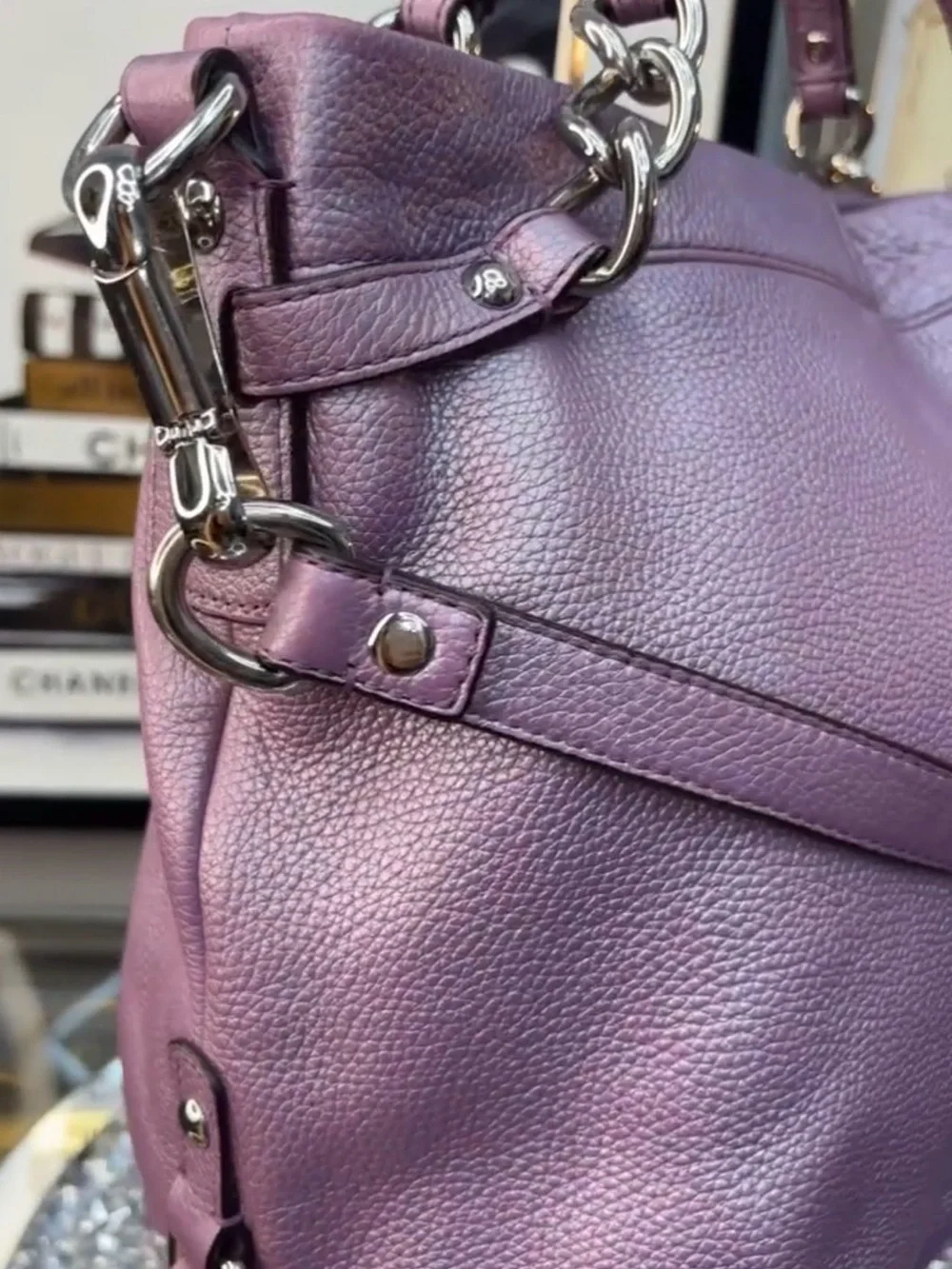 Coach Maddison Sophia Leather SATCHAL Like New